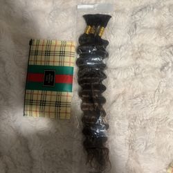 Ombre Human Braiding Hair for Boho Braids 20 Inch 120g