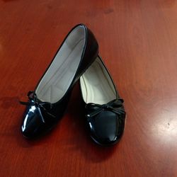  Girl Black Dress Shoes Size 4y