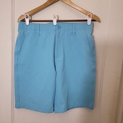 Under Armour "Drive" Golf 8" Golf Shorts Light Blue Small 32" NWT (CD)