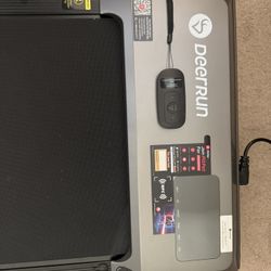 Deer Run Q1 Mini Under Desk Treadmill W/Remote 