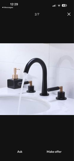 Bathroom Faucet for Sink 3 Hole F22BG