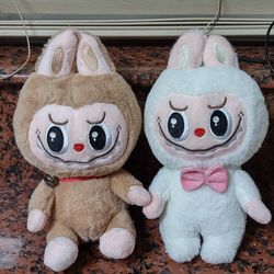 Plush Pair Labubu Stuff Figure.