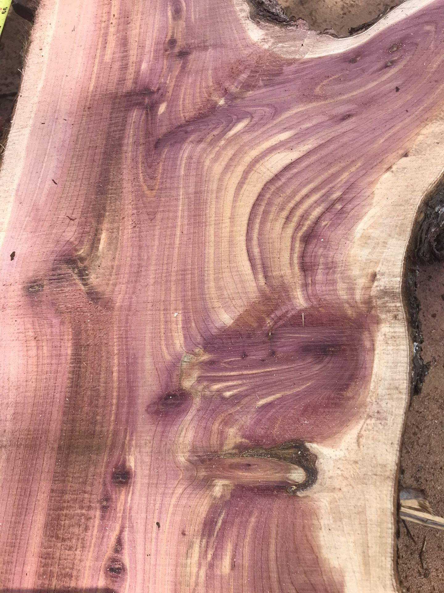 Book Matched Cedar Slabs