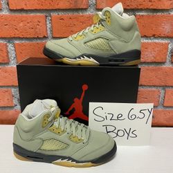 Nike Air Jordan 5 Retro ‘Jade Horizon’ Size 6.5Y Boys