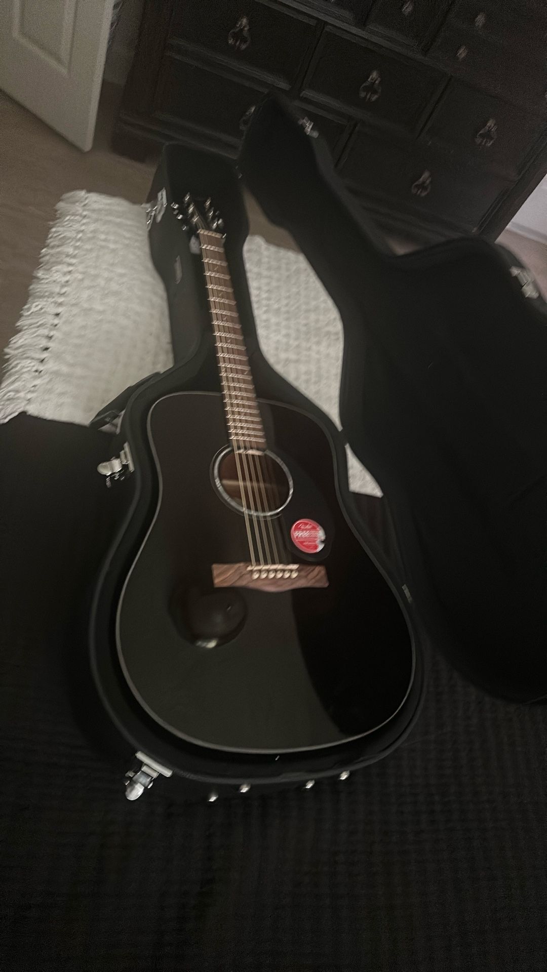 Black Fender Guitar
