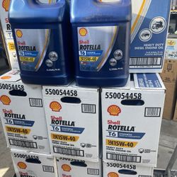 Aceite  15w40 5w40. ROTELLA T6 -2.5gal