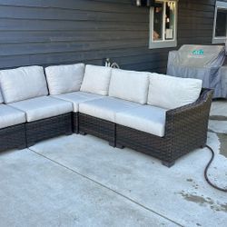 Outdoor Sectional - Cushions Damaged