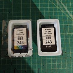 Canon CL-244 and Canon PG-243 New