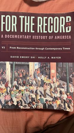 For the record 7th ed. text book