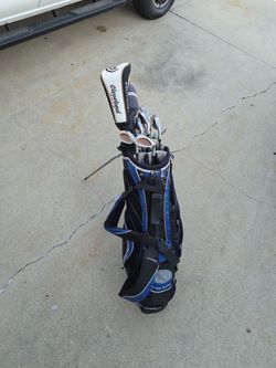 Golf  club set with bag