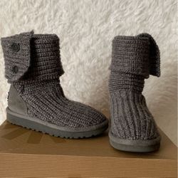 Grey Kids Classic Cardy UGGS