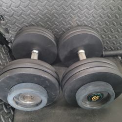 65lbs Dumbells Weights 