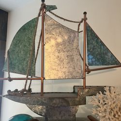 Metal Sail Boat 