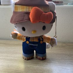 Hello Kitty Scarecrow Animated Plush, 16.5 in