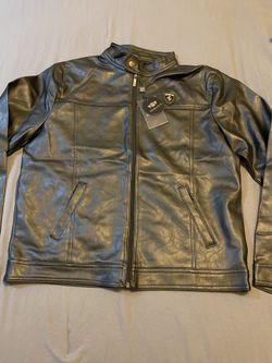 Men Leather Jacket Size Medium EMPORIO & CO. Brand New Negotiable