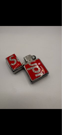 Supreme Swarovski rocks Zippo lighter
