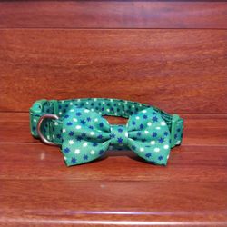 TOP-PAW GREEN STAR BURST COLLAR L