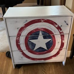 Kids 3 Drawer Dresser Captain America