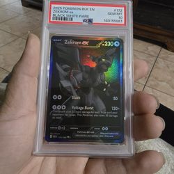 Pokemon Black Bolt BWR Zekrom PSA 10