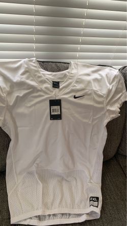 Brand new Nike football fitted jersey. All white. 2XL new with tags. Never worn. No other sizes and no other colors. No holds