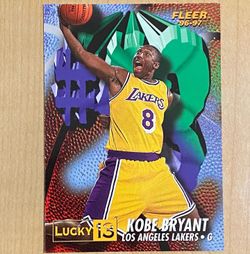 1996-97 fleer Lucky 13 Kobe Bryant #13