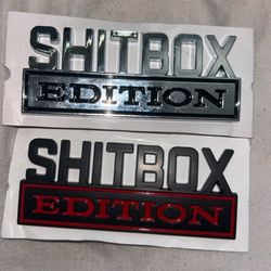 Black & Chrome - Shitbox Edition Emblem 