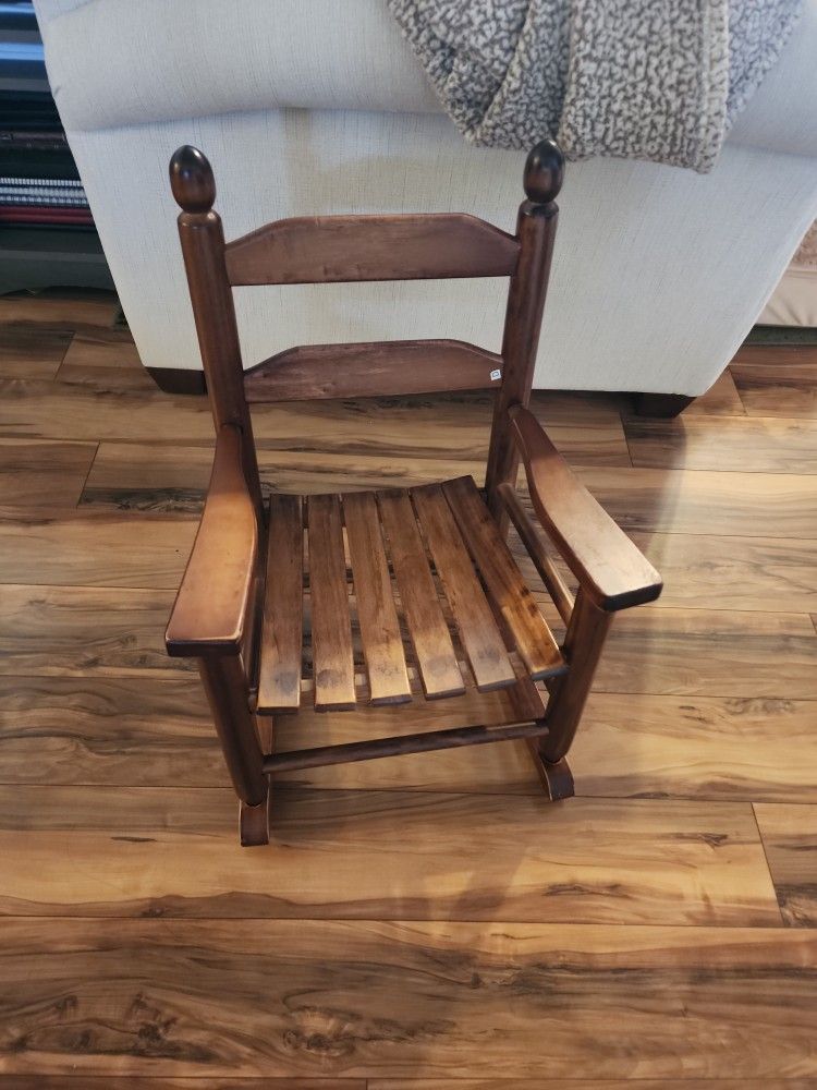 Kids Wooden Rocking Chair