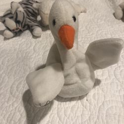 Gracie Ty Beanie Baby White Swan 