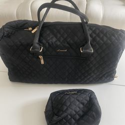 LOVEVOOK TRAVEL DUFFEL BAG/CARRY-ON BAG w/SHOE COMPARTMENT & MAKE-UP BAG! NEW