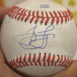 James Loney Autographed baseball
