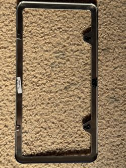 Chrome License plate  frame - Infiniti polished slimline