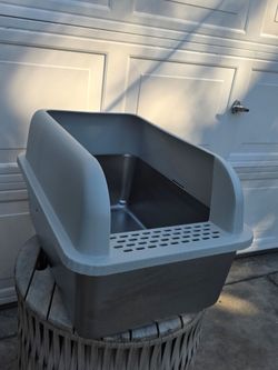 Stainless steel cat litter box $25