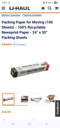 U-HAUL WRAPPING PAPER