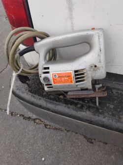 black and Decker electric jigsaw