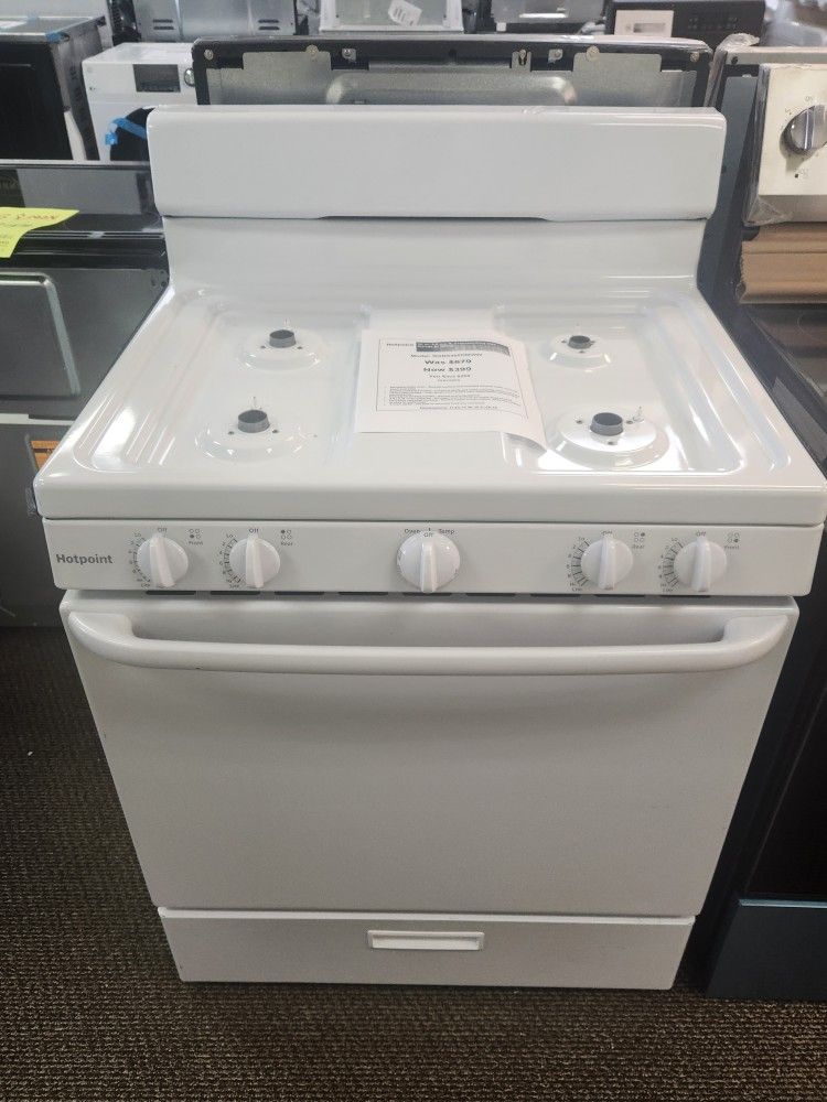30 in. 4.8 cu.ft Freestanding Gas Range in White