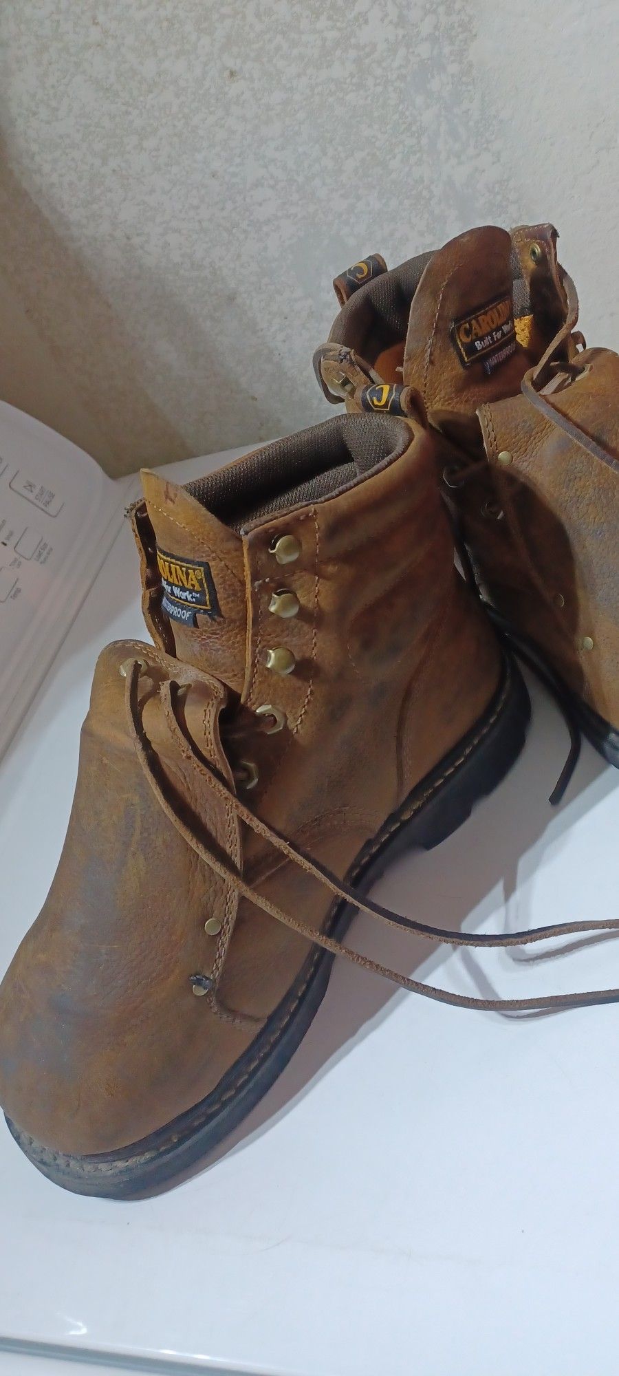 STEELTOE WORK BOOTS SIZE 10