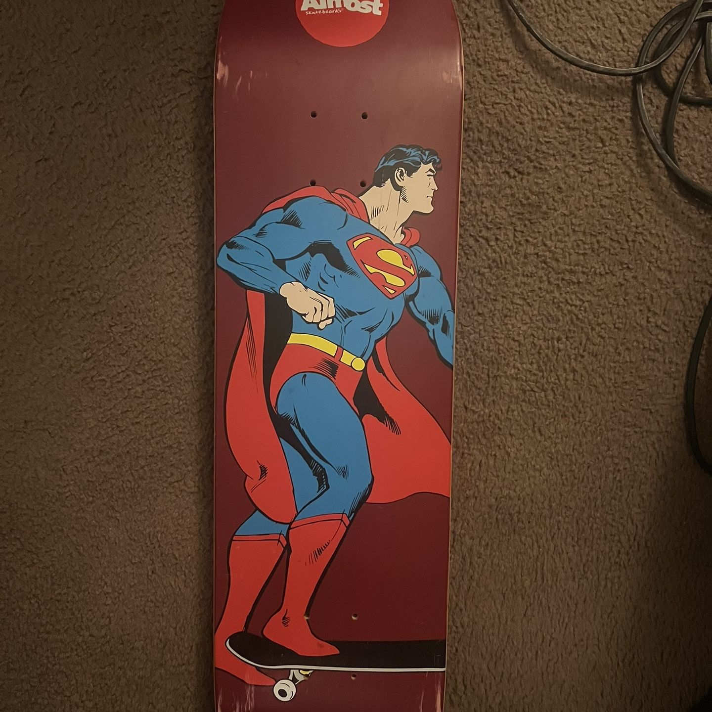 As Is Almost Rodney Mullen DC Superman Skateboard Deck for Sale in