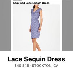 Lace Sequin Dress