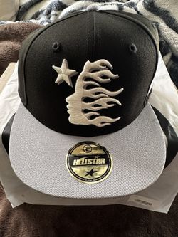 Hellstar Fitted // Black & Gray ( Raiders Colorway ) - 7 1/2