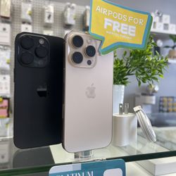 iPhone 16 Pro T-Mobile Or Metro Pcs 128Gb Black And Gold 