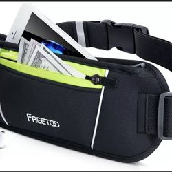 FREETOO Fanny Pack Waist Pack for Men Women, Waist Bag with Large Capacity, Bum 
