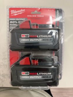 Milwaukee M18 RedLithium High Output XC6.0 Battery 2-Pack