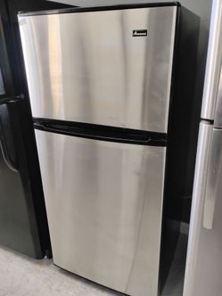 Stainless top freezing bottom cooling with warranty delivery Available fee depends on address 🛣️🏠🛻