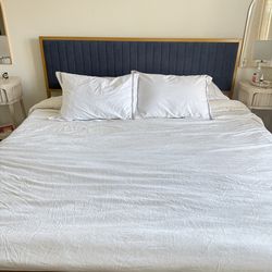 Upholstered King Bed Frame