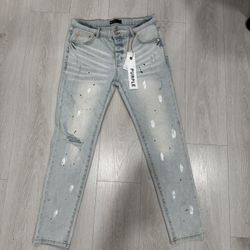 purple jeans size 34