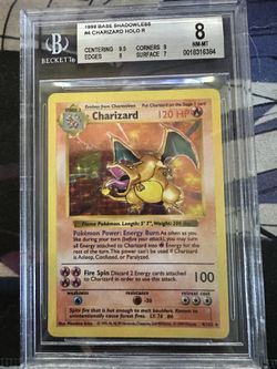 Charizard Shadowless BGS 8