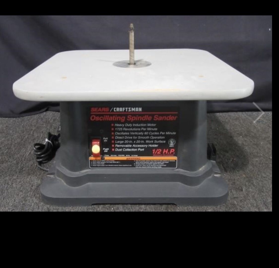 Craftsman Oscilating Spindle Sander with NEW drums $65 obo