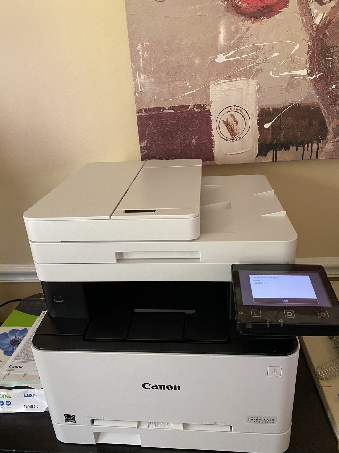 Canon image class laser printer