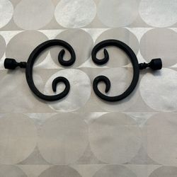 Metal Curtain Rod End
