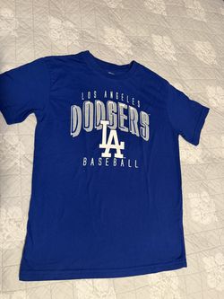 Dodgers kids blue shirt  10-12 size